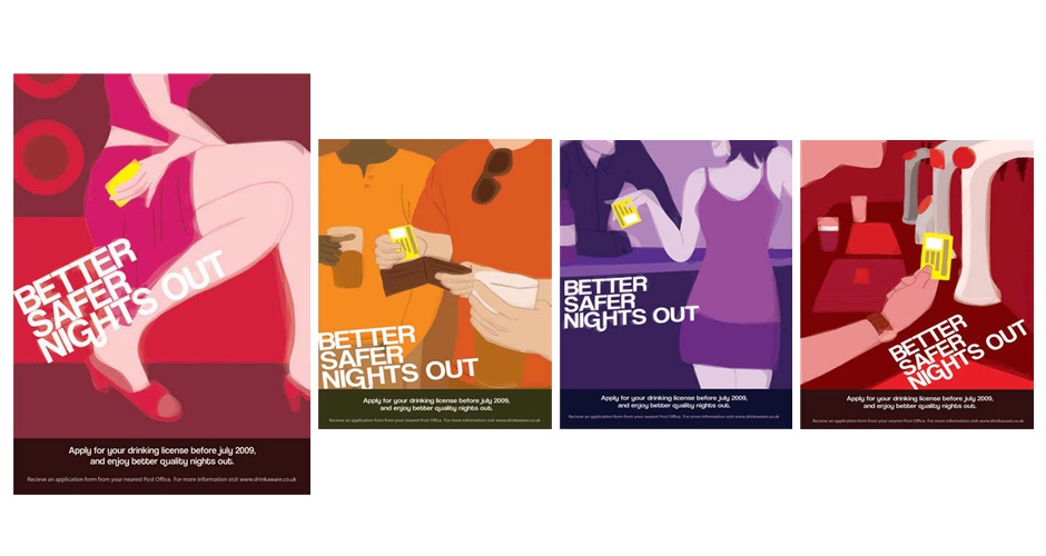 Poster Set 01 - Better Safer Nights Out