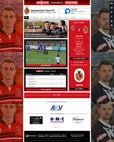 Homepage Spennymoor Town FC 2016